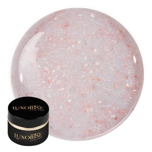 Gel UV Constructie Unghii RevoFlex Glitz LUXORISE 15ml, Champagne Glow