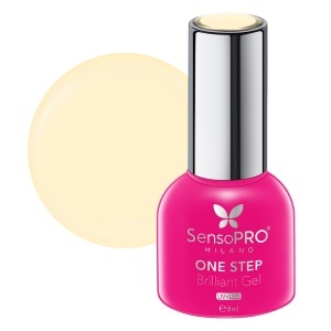Oja Semipermanenta One Step Brilliant Gel SensoPRO Milano 8ml, Millenial Cashmere #49