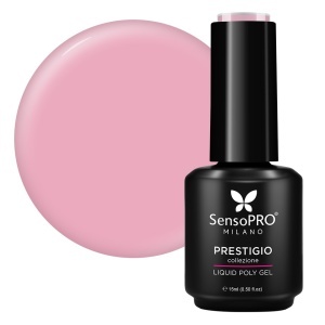Polygel Lichid SensoPRO Milano PRESTIGIO, Cocoa Rose, 15ml