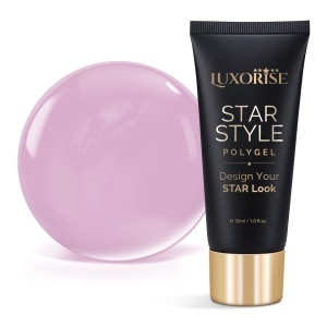 Polygel LUXORISE STAR STYLE - STAR PINK Collection, Power Rosé, 30ml