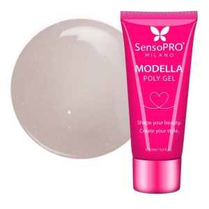 Polygel MODELLA SensoPRO Milano - Cappuccino Glow, 15ml