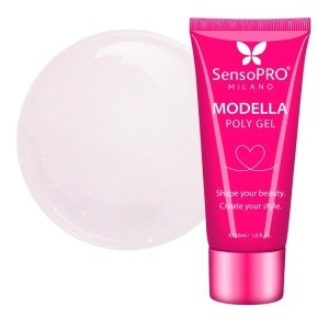 Polygel MODELLA SensoPRO Milano - Pearl Rosé, 30ml
