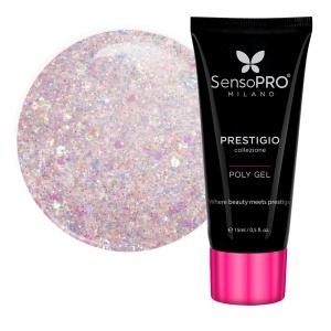 Polygel PRESTIGIO SensoPRO Milano - Fairy Intrigue, 15ml