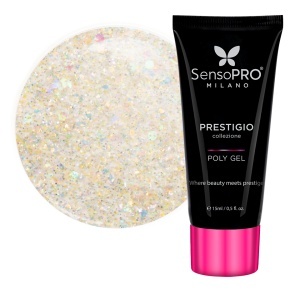 Polygel PRESTIGIO SensoPRO Milano - Gilded Glow, 15ml
