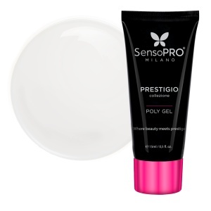 Polygel PRESTIGIO SensoPRO Milano - Milky White, 15ml