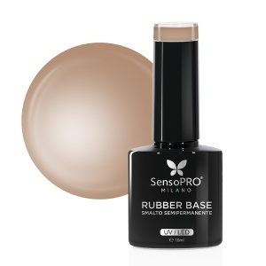 Rubber Base Gel SensoPRO Milano 10ml, #15 Sand Espresso