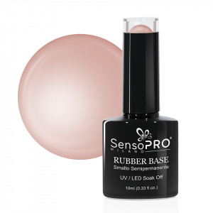 Rubber Base Gel SensoPRO Milano 10ml, #27-1 Exquisite Nude