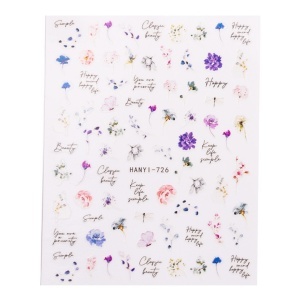Abtibild Unghii SensoPRO Milano - Happy Blooms