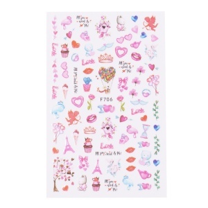 Abtibild Unghii SensoPRO Milano Love Bliss, model F706