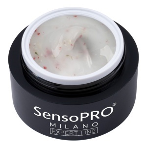 Gel Constructie Unghii Expert Line Flower, SensoPRO Milano - Milky Tulip 15ml