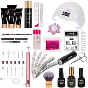 Kit Polygel LUXORISE Build PRO cu Lampa #12