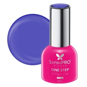 Oja Semipermanenta One Step Brilliant Gel SensoPRO Milano 8ml, Navy Bar #117