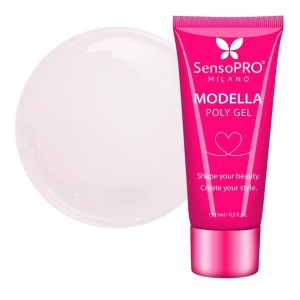 Polygel MODELLA SensoPRO Milano - Pearl Rosé, 15ml