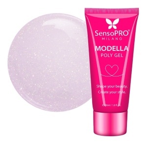 Polygel MODELLA SensoPRO Milano - Rosé Whisper, 30ml