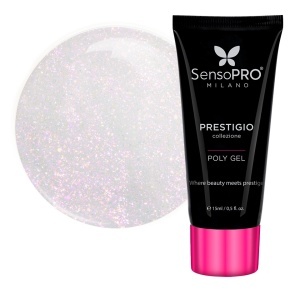 Polygel PRESTIGIO SensoPRO Milano - Frosty Blush, 15ml