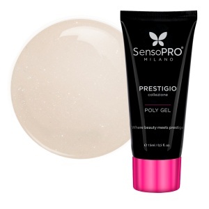 Polygel PRESTIGIO SensoPRO Milano - Latte Bubble, 15ml