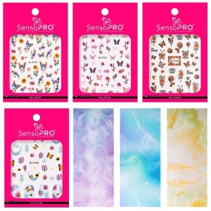 Set Nail Art Galaxy Wings