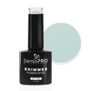 Shimmer Rubber Base SensoPRO Milano - #26 Blueberry Honey, 10ml