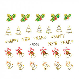 Sticker 3D Unghii LUXORISE XJZ-53, Christmas Collection