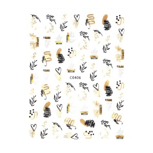 Stickere Unghii SensoPRO Milano, Golden Dream C0406
