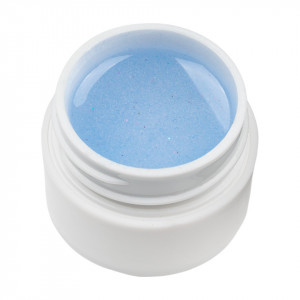 Gel UV Color cu Sclipici ENS PRO #016 - Blue Shine