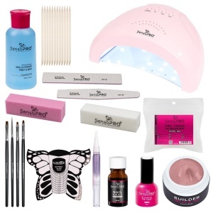 Kit Unghii Gel SensoPRO Milano Easy Home Nails + Lampa UV / LED