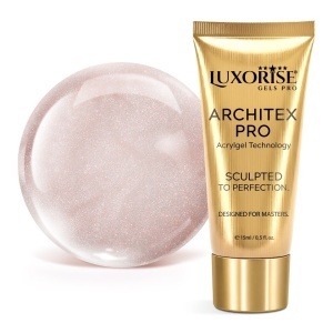 Polygel LUXORISE ARCHITEX PRO - Divine Sheen Collection, Champagne Pearl, 15ml
