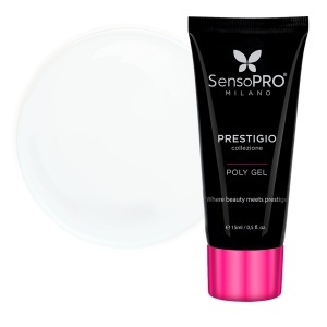 Polygel PRESTIGIO SensoPRO Milano - Prestige White, 15ml