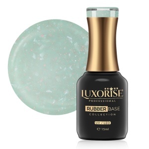 Rubber Base LUXORISE Glamour Collection - Teal Heart 15ml