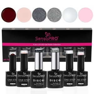 Set 6 Oje Semipermanente 10ml SensoPRO Milano, Super Star