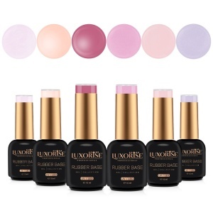 Set 6 Rubber Base 10ml LUXORISE, Princess Charm