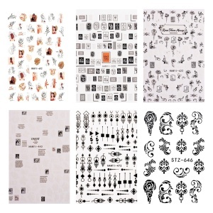 Set Nail Art Graphic Edge