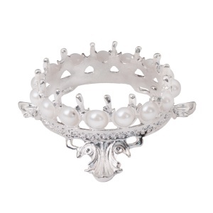 Suport Pensule Unghii LUXORISE, Silvery