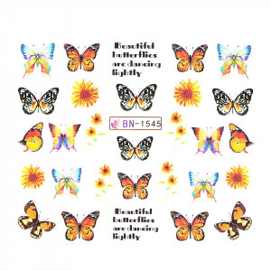 Tatuaj unghii LUXORISE, Butterfly BN-1545