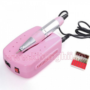 Freza Unghii Profesionala - Pila Electrica Unghii False 30000 RPM Pink Pearl