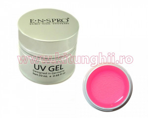 Gel UV ENS PRO Deluxe Pink - Roz Transparent, 20 ml