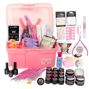 Kit Unghii Gel fara Lampa UV Promotie #07 + CADOURI 12 Geluri UV & Cutie Manichiura