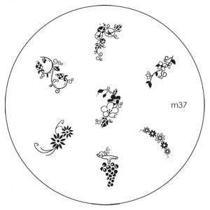 Matrita Metalica Stampila Unghii M37 - Nature