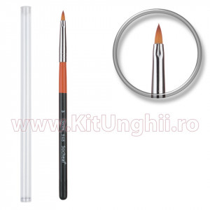 Pensula unghii acryl nr.4 cu etui tubular - Creative Art