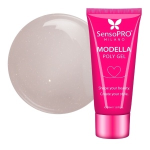 Polygel MODELLA SensoPRO Milano - Cappuccino Glow, 30ml