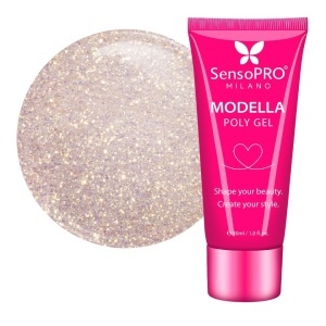 Polygel MODELLA SensoPRO Milano - Champagne Gold, 30ml