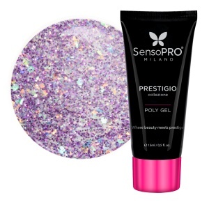 Polygel PRESTIGIO SensoPRO Milano - Violet Glaze, 15ml