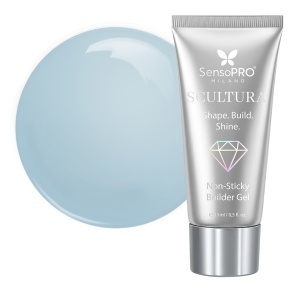 Polygel SCULTURA Non Sticky SensoPRO Milano - Milky Blue, 15ml