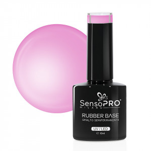 Rubber Base Gel SensoPRO Milano 10ml, #33 Candy Pink