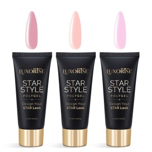 Set 3 Polygel Star Style LUXORISE, Iconic Shades 01