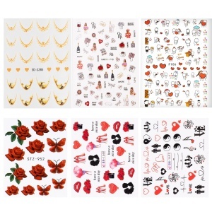 Set Nail Art Hello Love