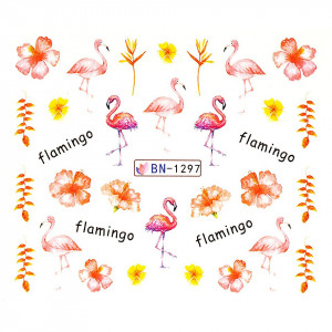 Tatuaj unghii LUXORISE, Flamingo BN-1297