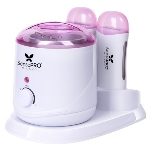 Incalzitor de Ceara Triplu cu Suport WAX EXPERT TRIO - SensoPRO Milano