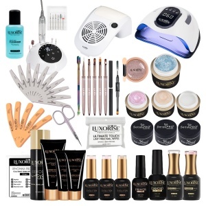 Kit Unghii False cu Gel & Polygel, Oja Semipermanenta PRO101