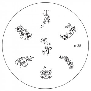 Matrita Metalica Stampila Unghii M38 - Nature